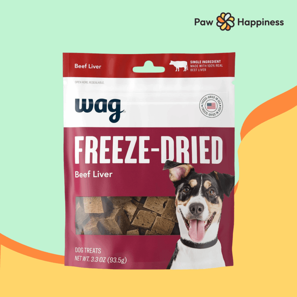 WAG Freeze-Dried Beef Liver Treats